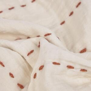 Pătură pentru copii albă din bumbac 70x70 cm Avidal – Kave Home