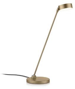 Knapstein Lampa de birou cu LED Yori, finisaj bronz, înălțime 50 cm, comandă prin gesturi, reglabil, Bronz / Alamă Veche, Camera de zi / sufragerie, Aluminiu, Modern