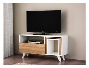 Comodă TV cu aspect de lemn de nuc Furny Home Novellis