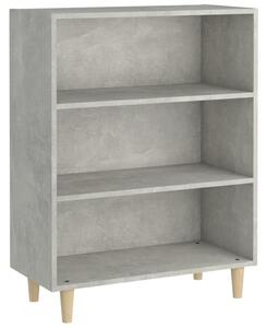 Măsuță de cafea, gri beton, 69,5x32,5x90 cm, lemn prelucrat