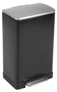 EKO Coș de gunoi cu pedală E-Cube, negru mat, 40 L 31667512