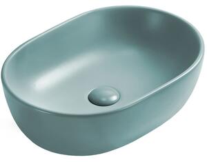 Mexen Viki, chiuveta blat 48x35x14 cm, verde deschis mat, 21054848