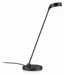 Knapstein Lampă de birou cu LED Yori, negru mat, înălțime 50 cm, comandă prin gesturi, reglabil, Negru, Camera de zi / sufragerie, Aluminiu, Modern