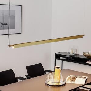 Luceplan Compendium - lampă suspendată LED, alamă, reglabil, Auriu / Alamă, Camera de zi / sufragerie, Metal, Design
