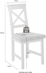 Set 2 scaune Bremen 47/65/105 cm
