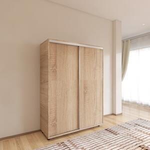Dulap usi Culisante, H200 x A60 x L100 cm, Pal 18mm, Culoare Sonoma