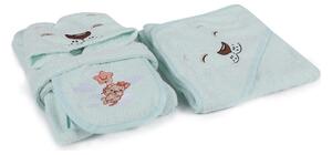 Set baie bebelusi ASLAN, verde menta, bumbac