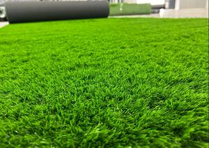 Gazon Iarba Artificiala,Model Premium Terasa Balcon Loc de joaca, Model Harper 40 mm inaltime fir, Verde Natural Verde, 200 x 200