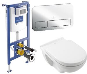 Set cadru încastrat Villeroy & Boch ViConnect 92242700, set Combi-Pack cu tablă Villeroy & Boch O.Novo 5660H101, 92249061