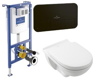 Set cadru încastrat Villeroy & Boch ViConnect 92242700, set Combi-Pack cu tablă Villeroy & Boch O.Novo 5660H101, 922490AN