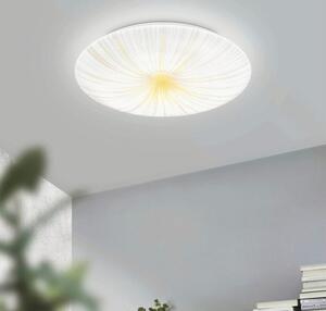 Plafonieră cu LED integrat Nieves 10W 1100 lumeni, alb/auriu