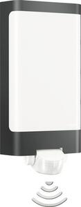 Aplică LED exterior Steinel L240 9,3W 946 lumeni, senzor de mișcare, IP44, antracit