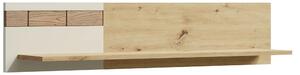 Polita KEKS K6, stejar/casmir, PAL laminat, 120x20x26 cm