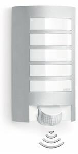 Aplică Steinel L12 E27 max. 1x60W, senzor de mișcare, pentru exterior IP44, argintiu