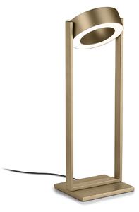 Knapstein Lampa de birou cu LED Wega, finisaj bronz, înălțime 45 cm, comandă prin gesturi, reglabil, Bronz / Alamă Veche, Camera de zi / sufragerie, Aluminiu, Modern