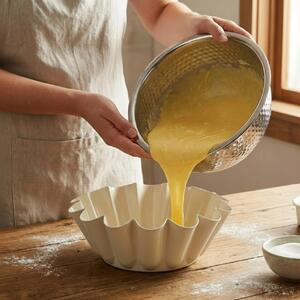 Forma copt kuglof 21cm, invelis ceramic, Crema
