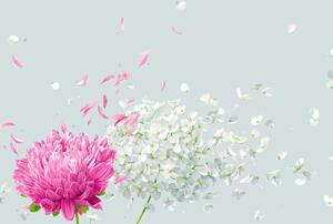 Fototapet - Floare în vânt (147x102 cm)
