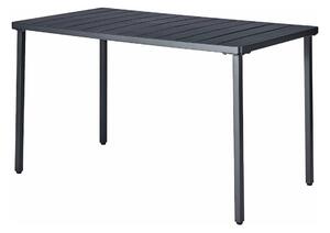 Masa gradina SALTON, negru, metal, 130x70x75 cm