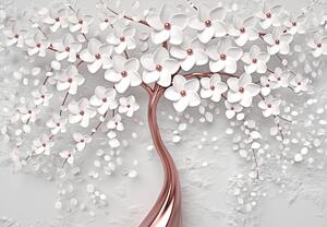 Fototapet - Copacul roz-auriu (147x102 cm)