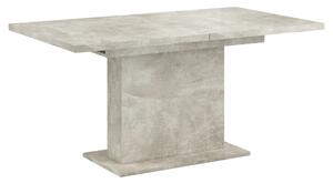 Masa extensibila BOBA, gri beton, DTD laminat, 160/200x90x77 cm