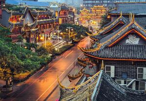 Fototapet - Qintai Road, Chengdu, China (147x102 cm)