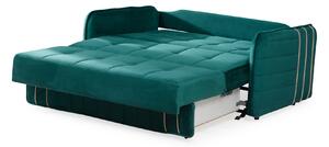 Canapea cu 2 locuri extensibila Mondo,verde-MobMax
