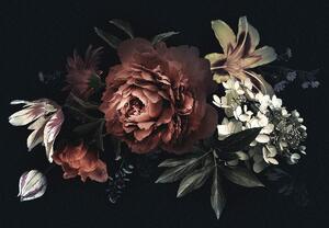 Fototapet - Flori întunecate (147x102 cm)