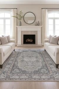 Covor Sufragerie Dormitor, Model Anny 33024 160, Gri 58x110