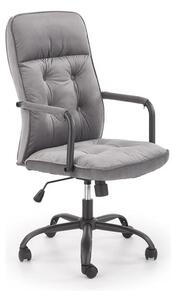 Scaun de birou COLIN, gri, stofa, 54x57x102/110 cm