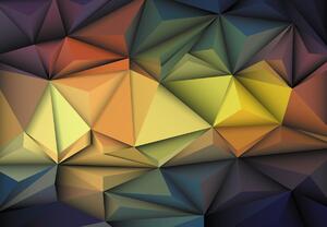 Fototapet - Abstracție 3D poligonală (147x102 cm)