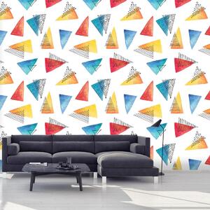 Fototapet - Triunghiuri abstracte (147x102 cm)