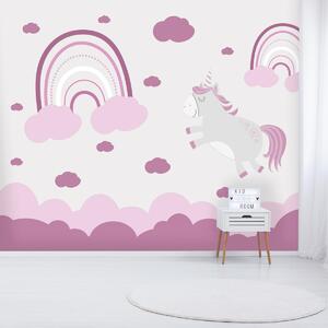 Fototapet - Unicorn în nori (147x102 cm)