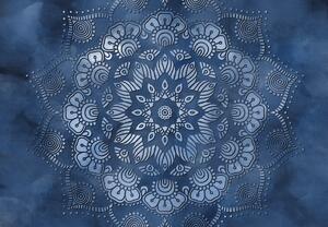 Fototapet - Mandala albastră (147x102 cm)