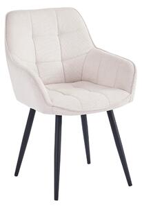 Scaun MARKEN, stofa clasica crem - Vardo 25, 59x62x86 cm