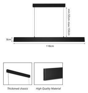 Lustră LED dimabilă pe cablu Brilagi SLIMLINE LED/40W/230V 3000-6000K negru + telecomandă