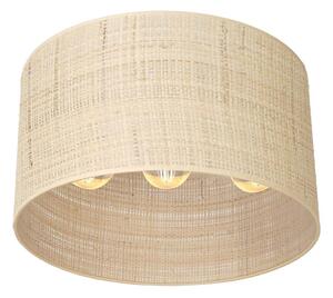 Lustră aplicată RATTAN 3xE27/60W/230V ratan