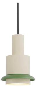 Chaumont Lustră Pendul Ø15xH22 White/Green - DCW