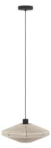 Eglo 43999 - lustră suspendată pe cablu MIDSUMER, 1xE27/40W/230V, crem