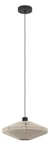 Eglo 43999 - lustră suspendată pe cablu MIDSUMER, 1xE27/40W/230V, crem