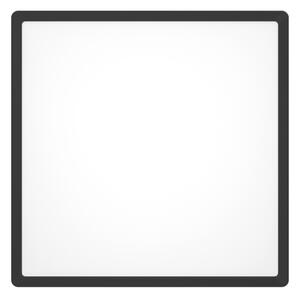 Eglo 901728 - Plafonieră LED RGBW dimabilă, cu sticlă fumurie FUEVA-Z LED/17,8W/230V 39cm IP44 negru