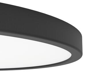 Eglo 901725 - Plafonieră LED RGBW reglabilă pentru baie FUEVA-Z LED/17,5W/230V 38,9 cm IP44 negru