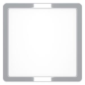 Eglo 901766 - Plafonieră LED pentru baie FUEVA, 10,5 W, 230 V, 22 x 22 cm, IP44, crom