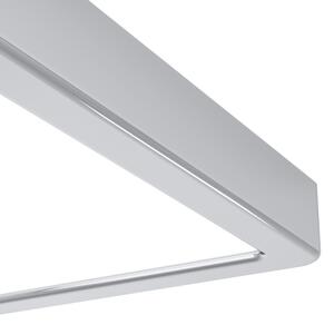 Eglo 901766 - Plafonieră LED pentru baie FUEVA, 10,5 W, 230 V, 22 x 22 cm, IP44, crom