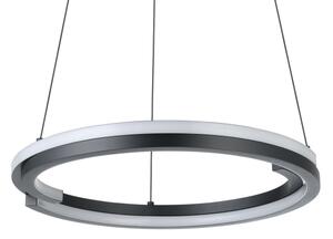 Eglo 901822 - Lustră LED reglabilă pe cablu MEZZOMONTE 2xLED/20W/230V negru + telecomandă