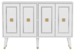 Comoda HARTIN, alb, PAL melaminat, 120x30x80 cm