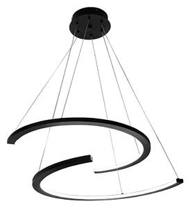 Lustră LED pe cablu DOUBLEMOON LED/30W/230V negru