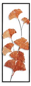 Decoratiune perete RASPBERRY 3, cupru/negru, metal, 32x4x90 cm