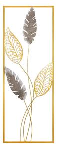 Decoratiune perete TIMEYI, auriu, metal, 32x5x90 cm