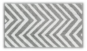 Prosop baie 581CAN1360, gri/alb, bumbac, 33x33 cm