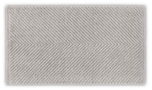 Prosop baie CHEVRON, gri, bumbac, 33x33 cm